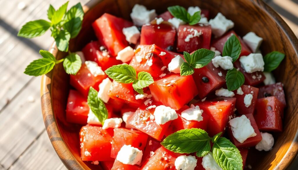 watermelon feta salad