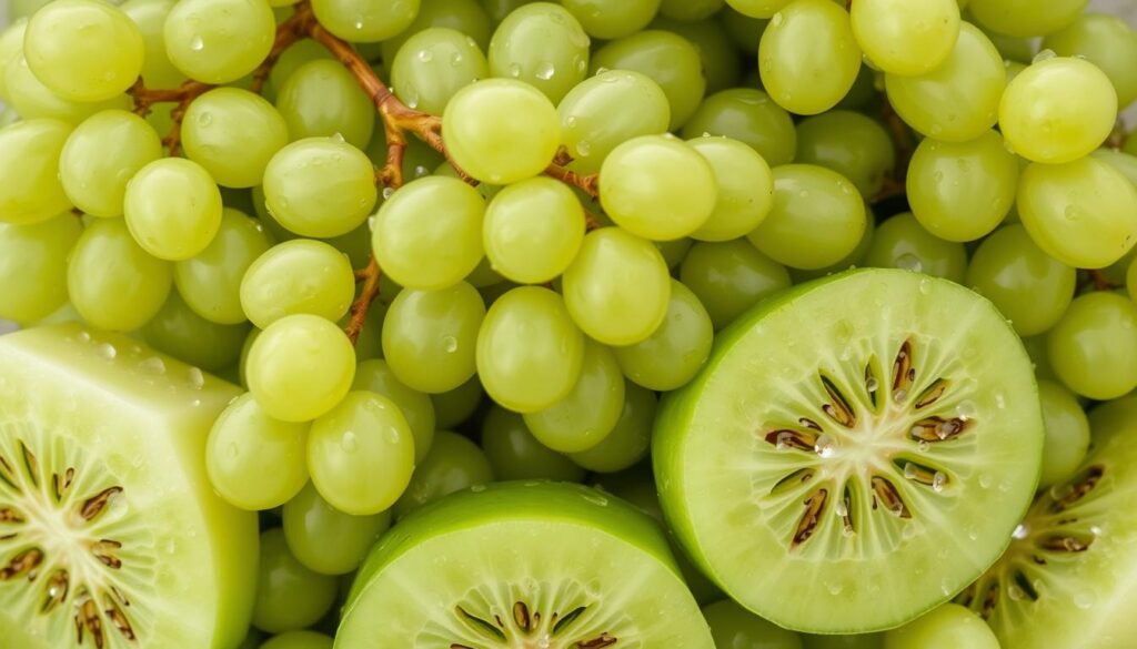 Green Grapes and Melons