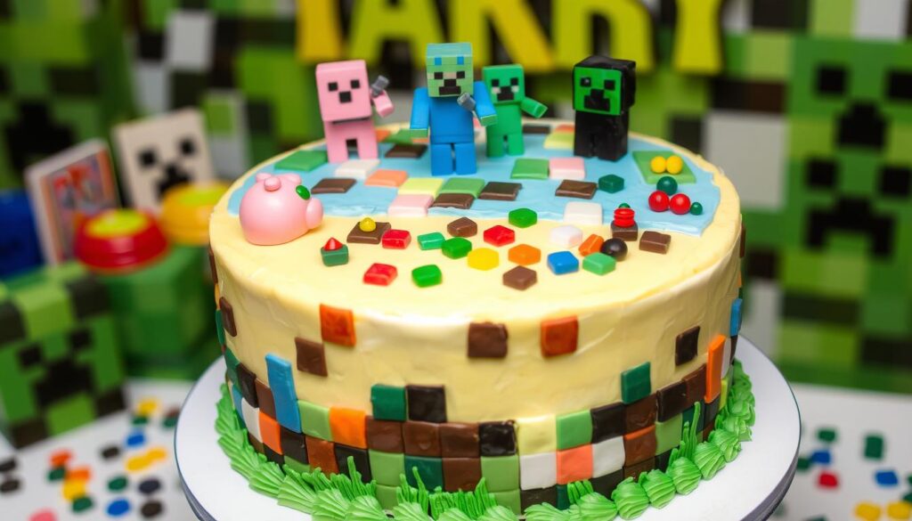 Minecraft Cake Decorating Techniques