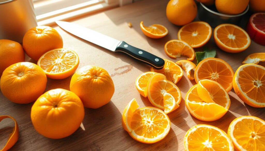 Navel Orange Preparation Techniques