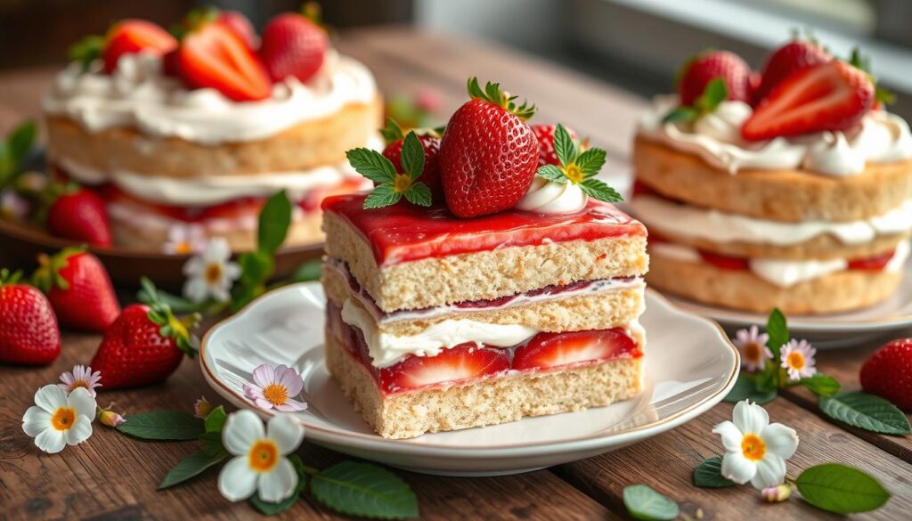 Strawberry Cake Delights