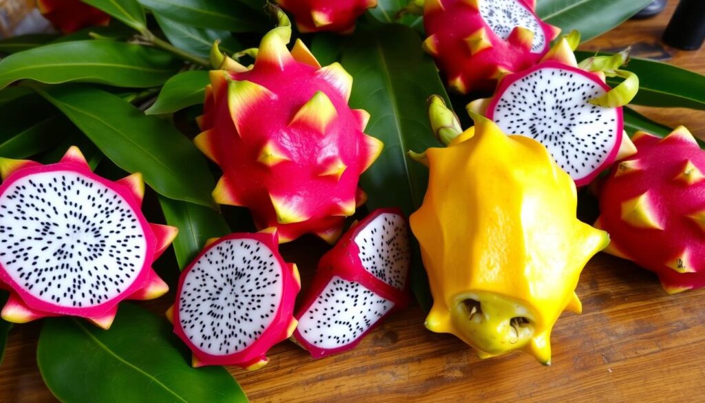 Yellow Dragon Fruit Varieties Comparison