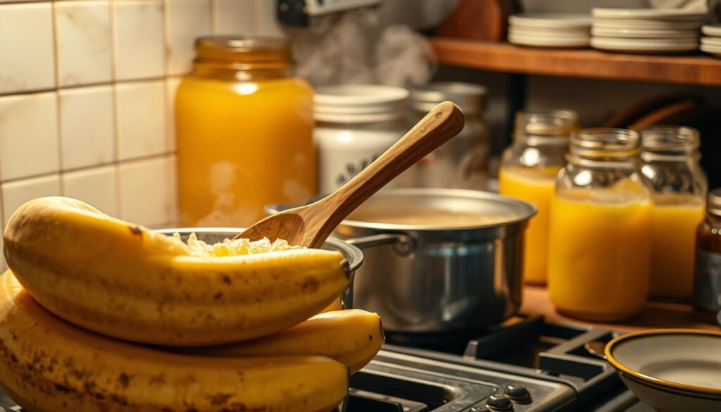 Banana Jam Making Process