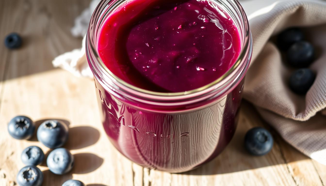 Blueberries jam