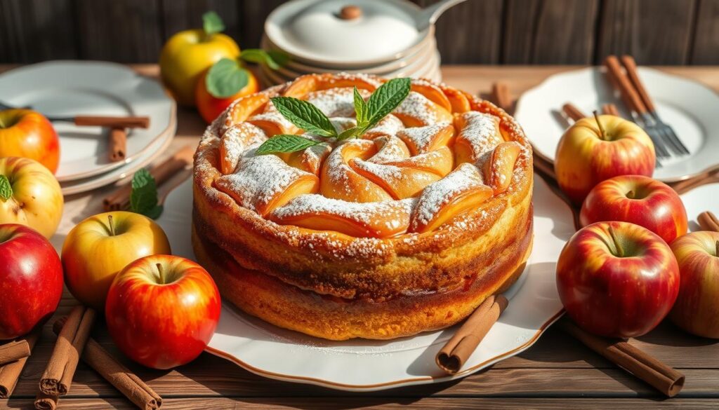 Classic Apple Cake Serving Suggestions