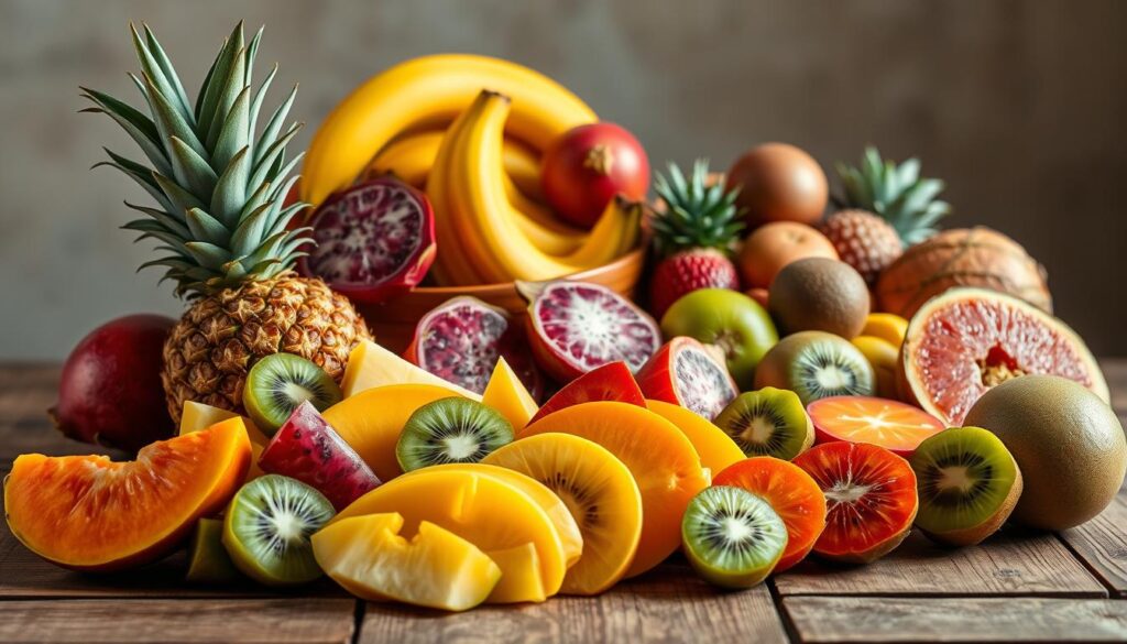 Fresh Tropical Fruits for Salad