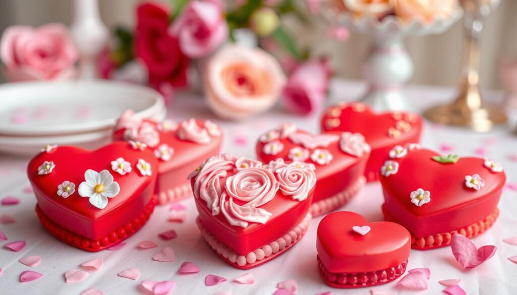 Heart-shaped treats for Valentine's Day