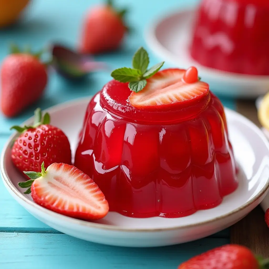 fresh strawberry jelly at home